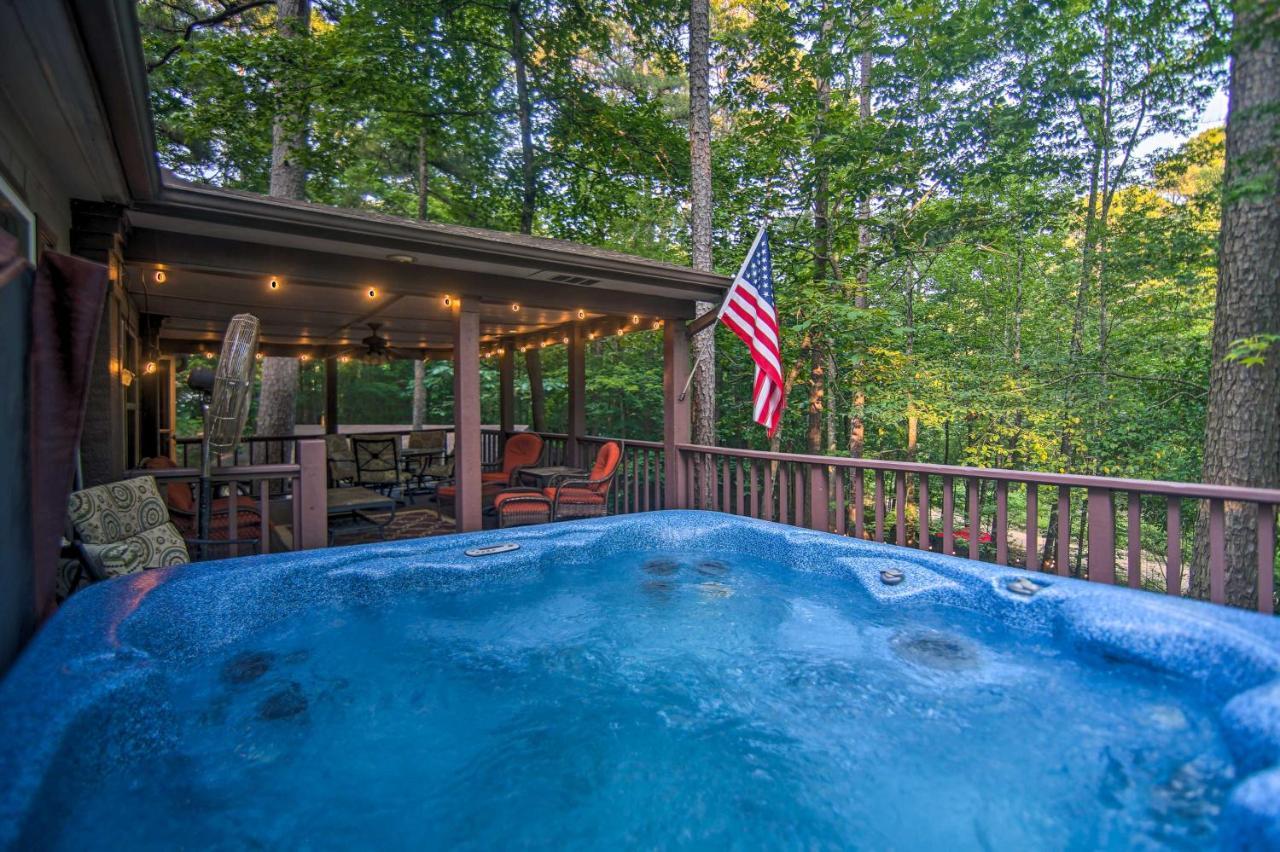 Broken Bow Oasis Hot Tub, Fire Pit And Patio Villa Luaran gambar